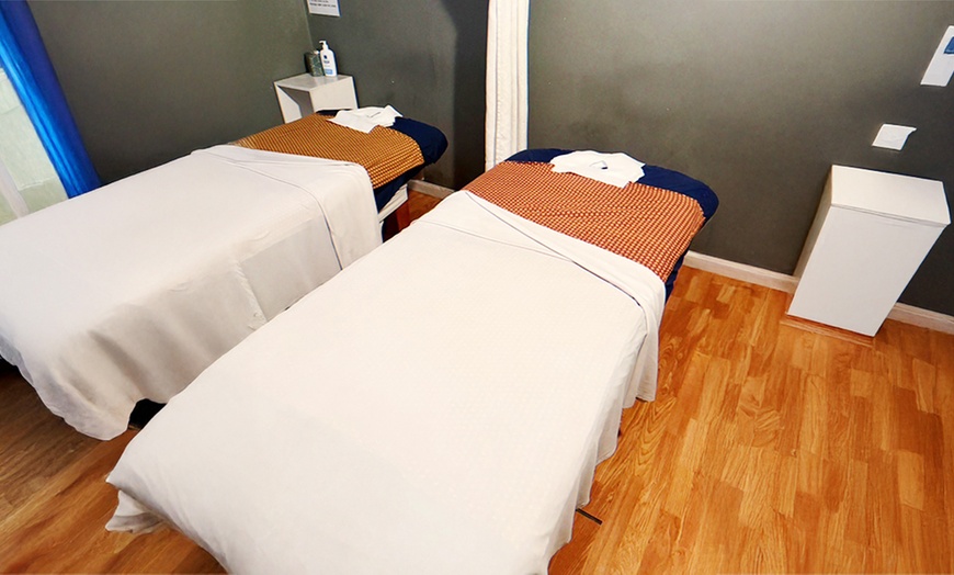 Image 1: 60 Min Swedish, Deep or Thai Massage Singles or Pairs w/ Hot Stones