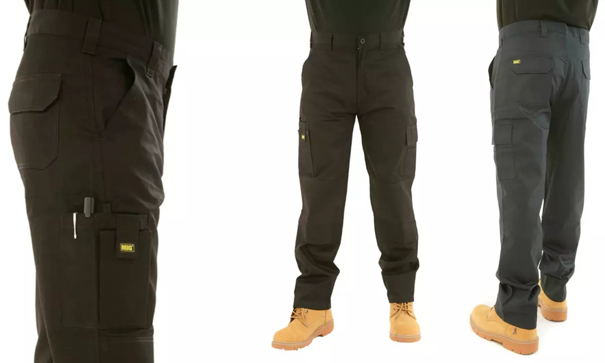 MIG Men's Cargo Work Trousers - Primary Image