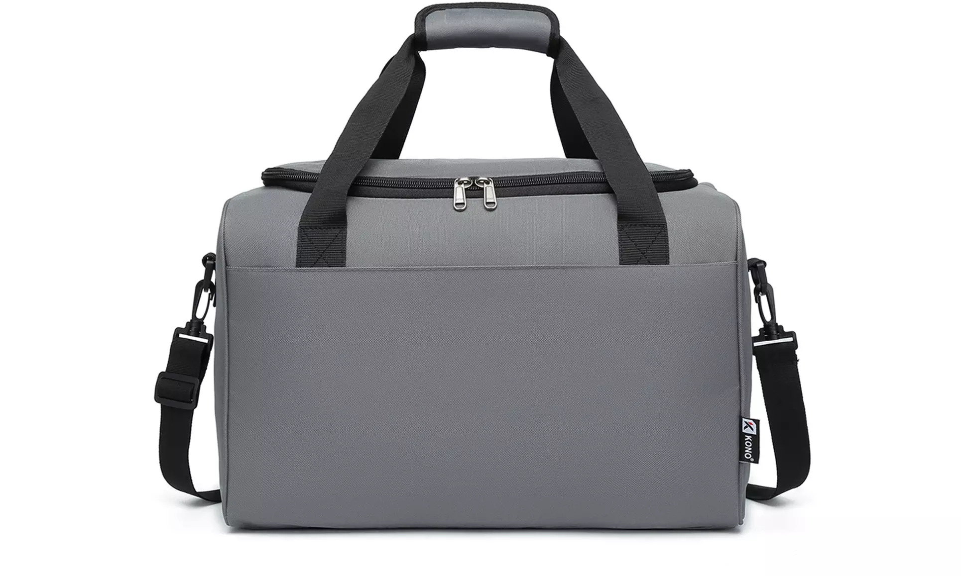 KONO 1 to 3-Piece ABS Hard Shell Suitcase and Duffel Bag Set Grey