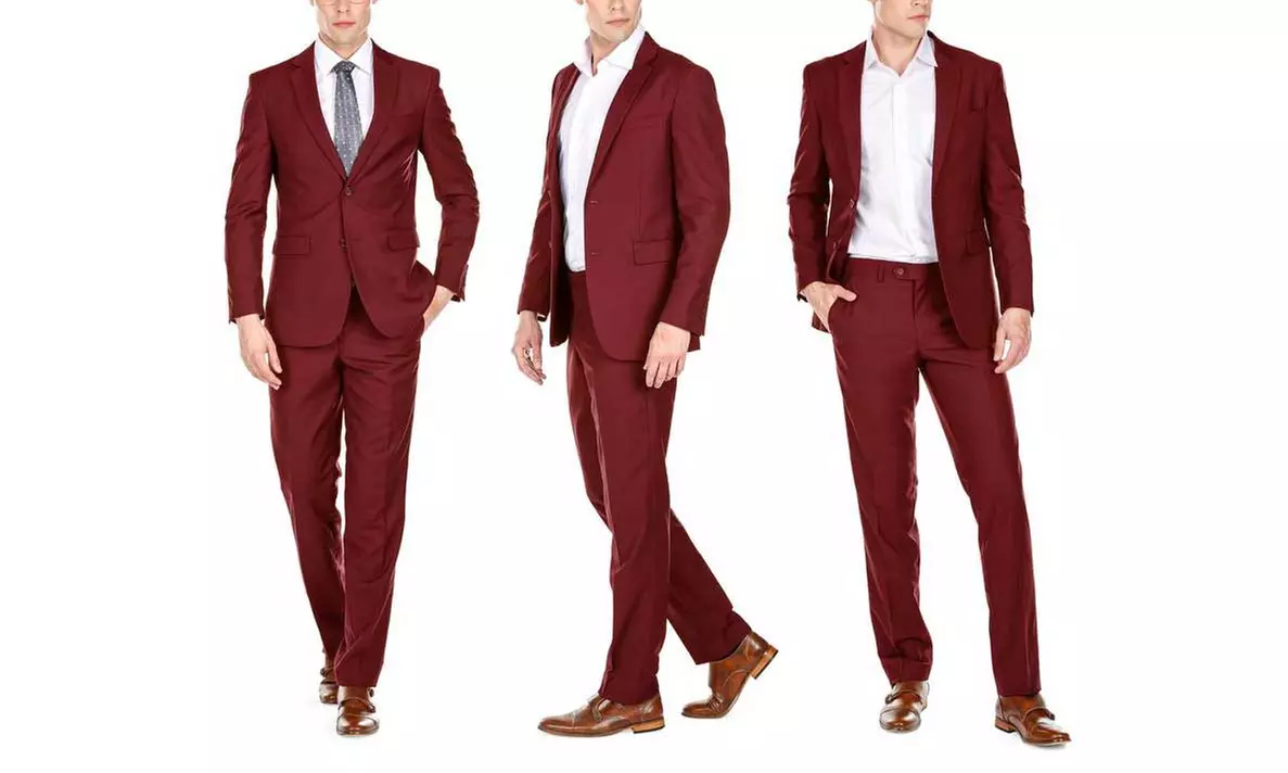 Braveman Men's Slim-Fit Suit (2-Piece) - Image 6