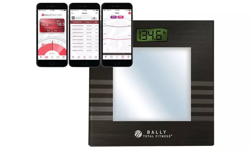 Bally Total Fitness Digital Body Mass Scale with Bluetooth - Second Medium