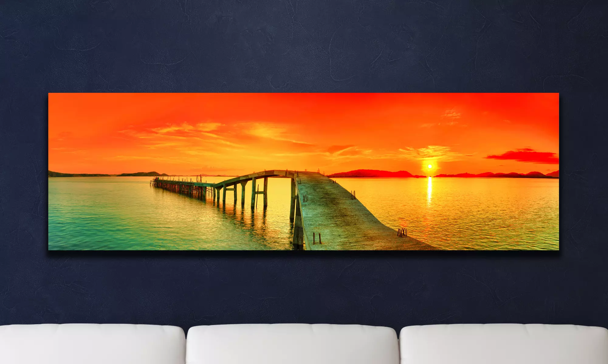 36"x12" Dramatic Panoramic Photography Prints - Primary Image