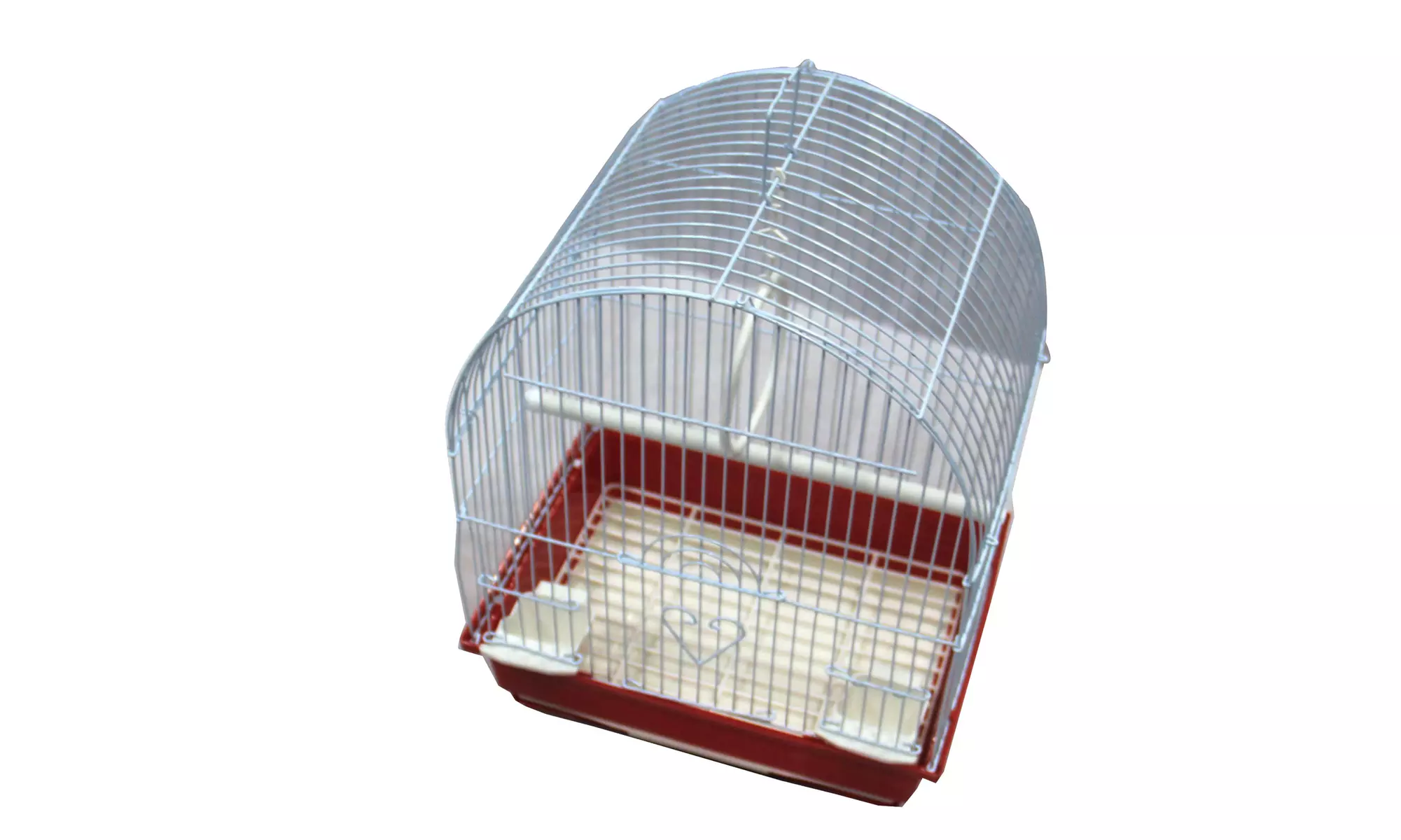 Dome-Top Birdcages with Perch, Cups, and Ring - Second Medium