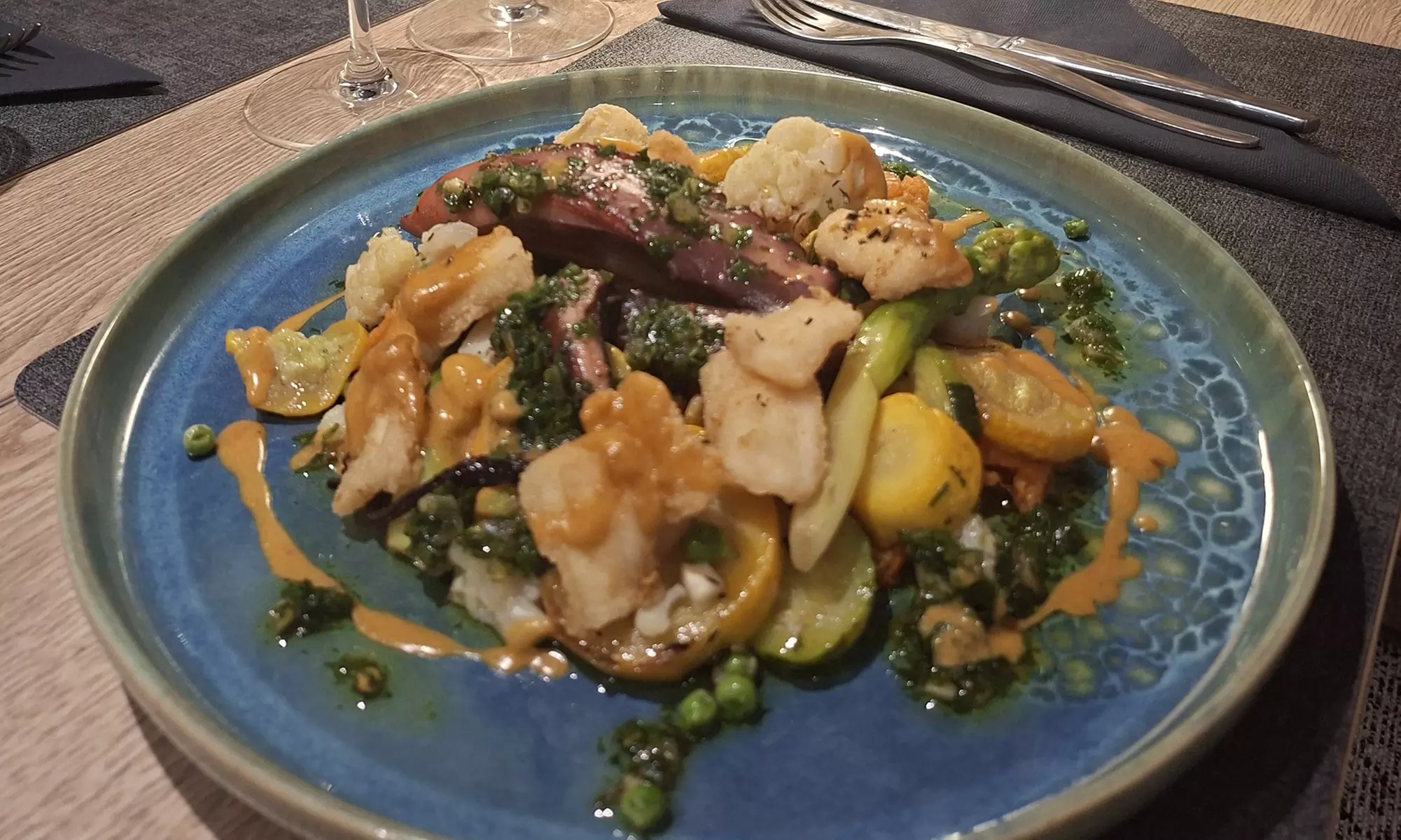 Menu bistronomique au restaurant La Suite à Divonne-les-Bains