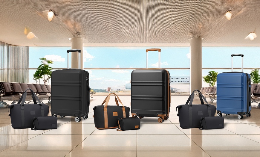 Image 1: Kono Kabinen-Koffer inkl. Reisetasche und Kulturbeutel