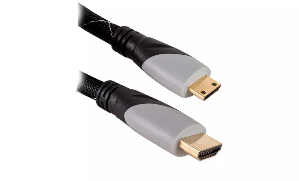 6 Ft. Braided Mini-HDMI to HDMI Cable - Second Medium