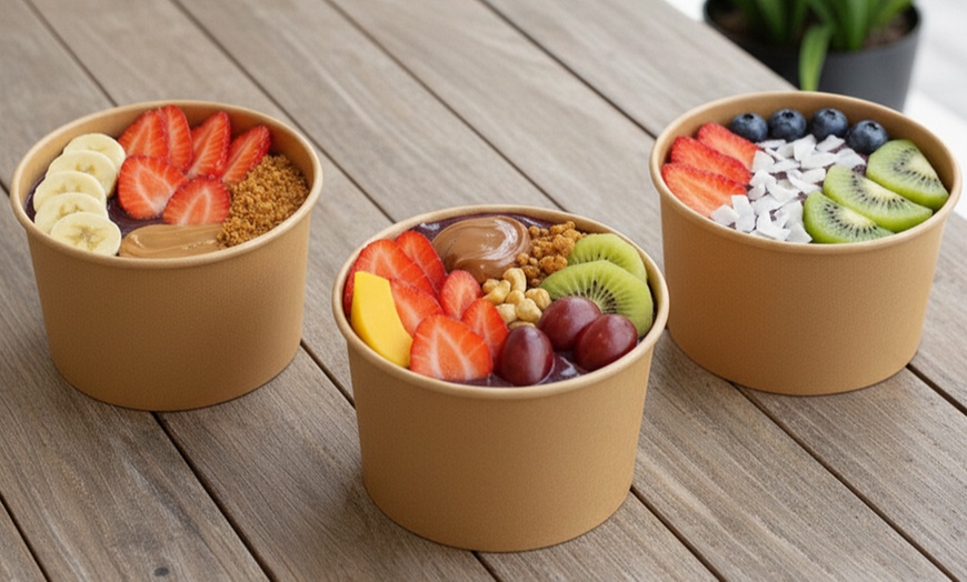 Image 2: Choice of Up to 4x 200g  Acai Bowl + Up to 2 Add Ons Per Bowl Up to 4