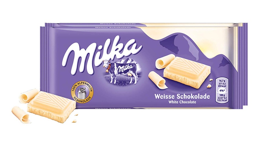 Image 9: 8 Milka Assorted Chocolates 100g