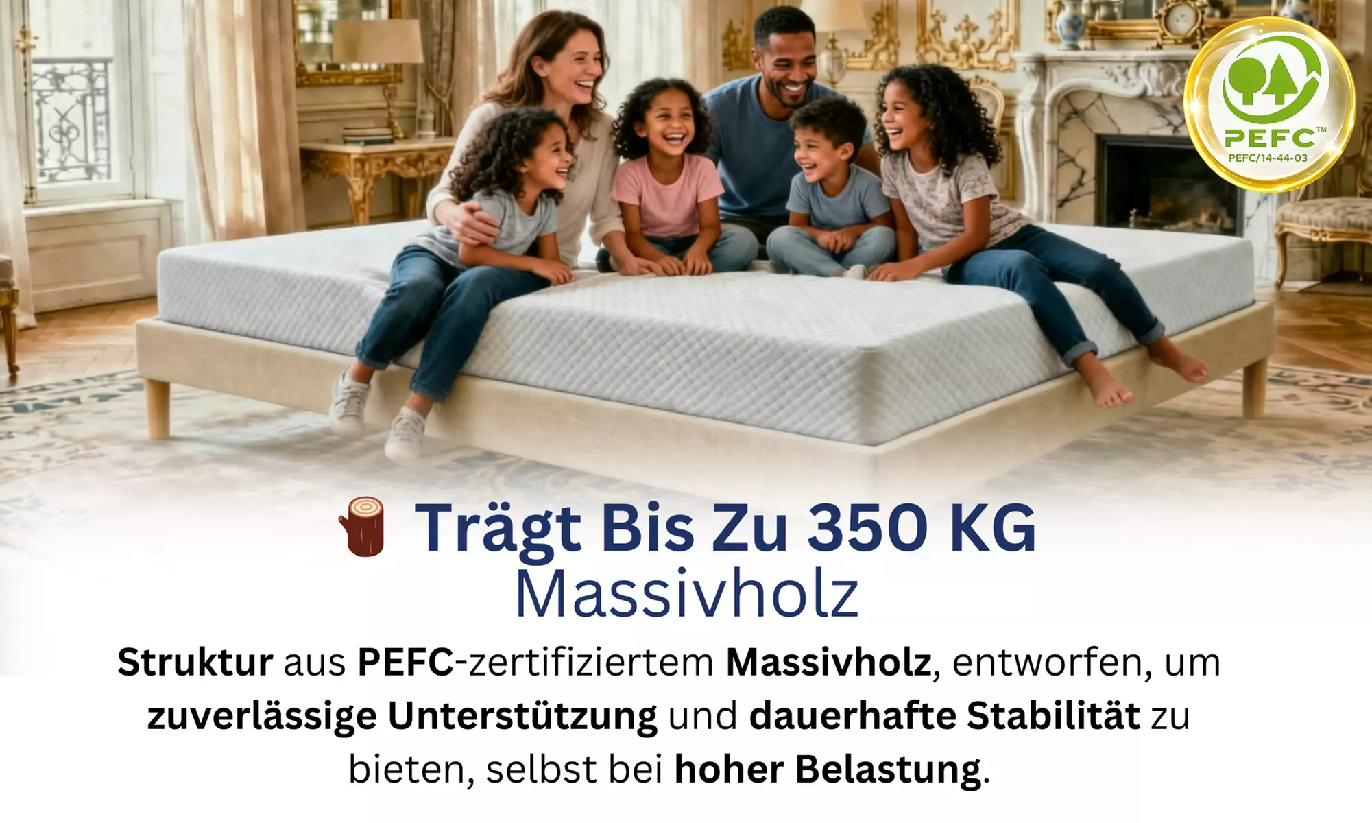 Bettgestell ANTHRA opt. mit Matratze