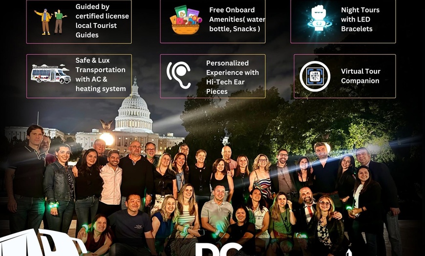 Image 5: DC LED Guided Night Tour at Washington, DC