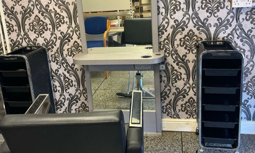 Image 3: Styled Braids or Twists with Wash Cut and Blow Dry Options