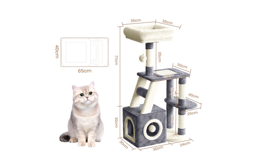 Image 3: Mehrschichtiger Katzen-Kratzbaum