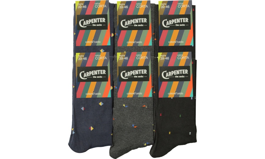 Image 19: Carpenter 6er- oder 12-Pack kurze oder lange Herren-Socken