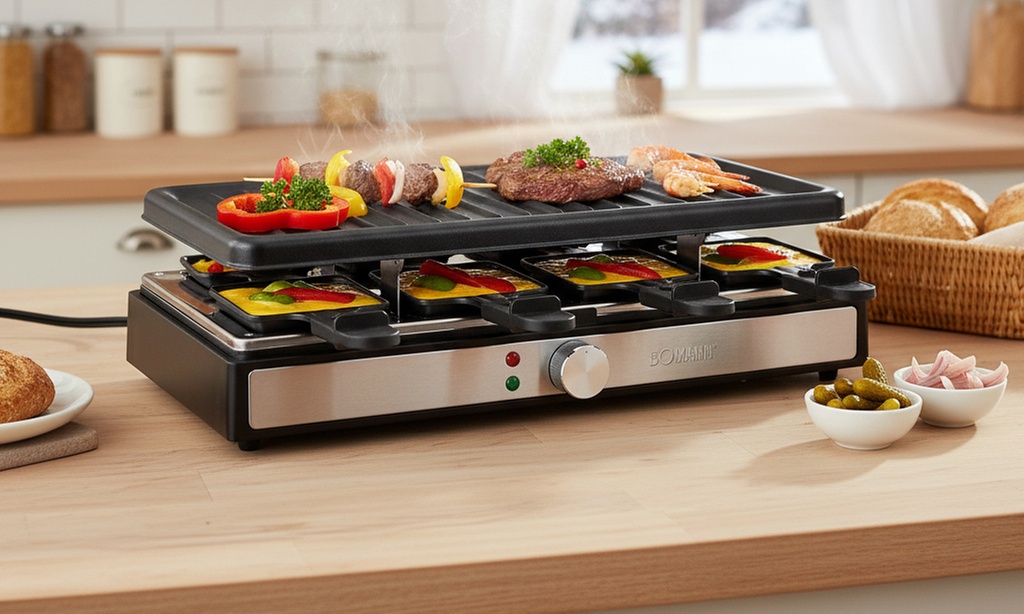 Grill para raclette Bomann