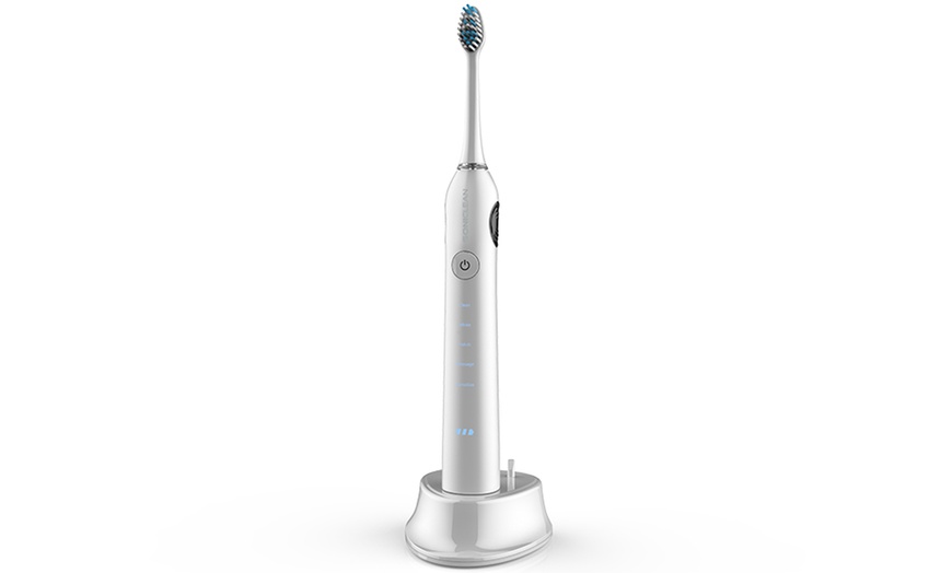 Image 2: White SoniClean Toothbrush