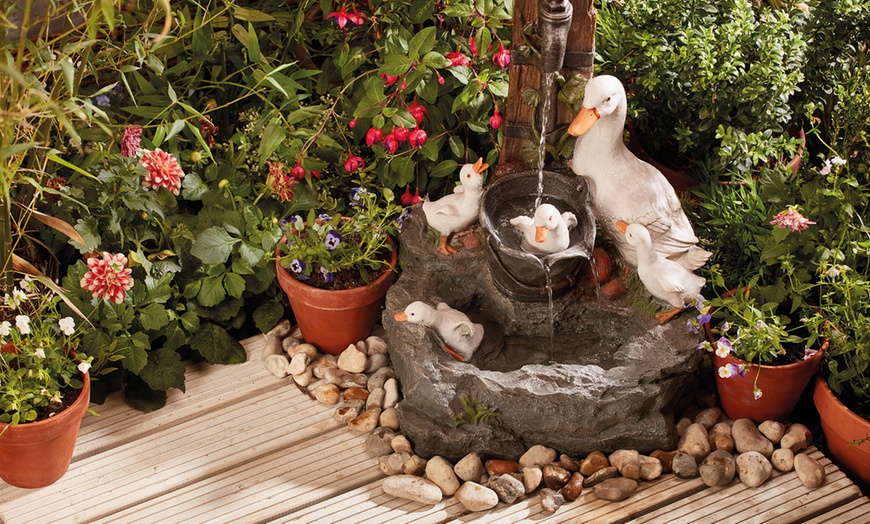 Image 3: Duck Fountain Water Feature