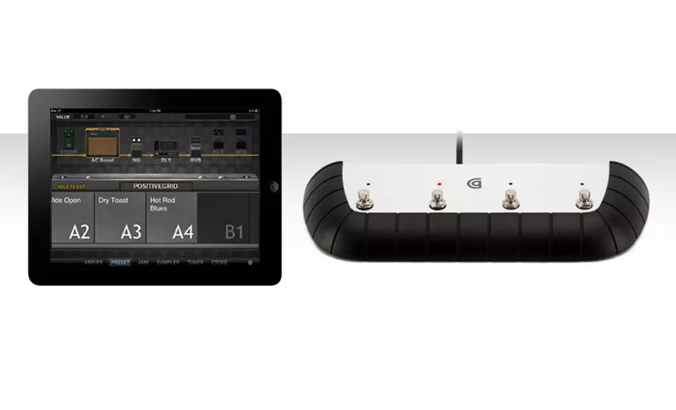 Griffin StompBox Controller with GuitarConnect Cable for iPad, iPhone, and iPod touch. Free Returns. - Primary Image