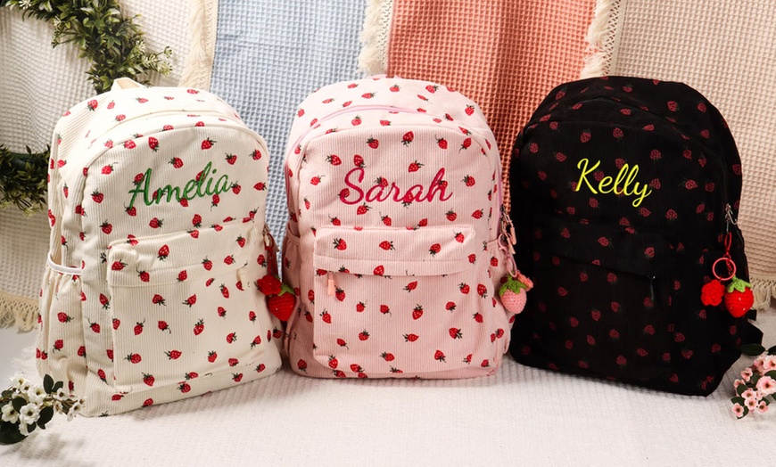 Image 8: Custom Embroidery Backpack