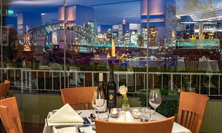 For Two People: Two-Course French Lunch or Dinner with Wine, Beer, or Prosecco - LB's Restaurant @ View Hotel North Sydney