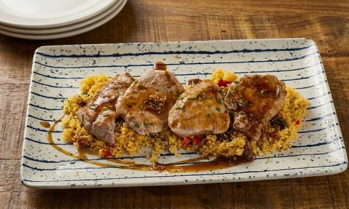 Menú Génova con entrante, principal, postre y bebida