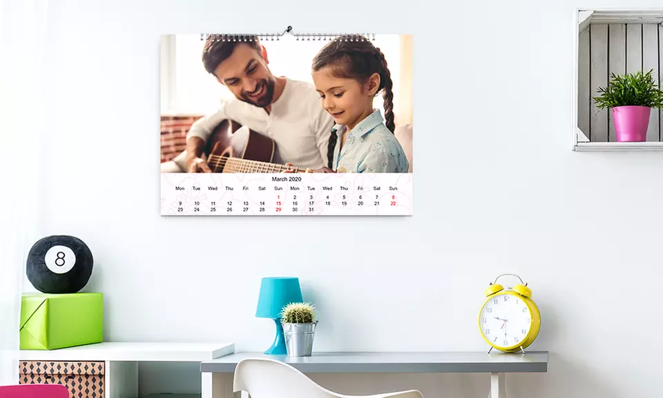 Fotocalendarios personalizables de diferentes tamaños de Photo Gifts