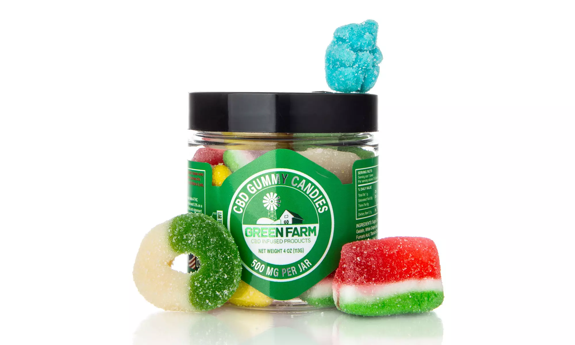 Green Farm Tasty Gummies for Sleep and Anxiety from Green Farm (500MG-5000MG)