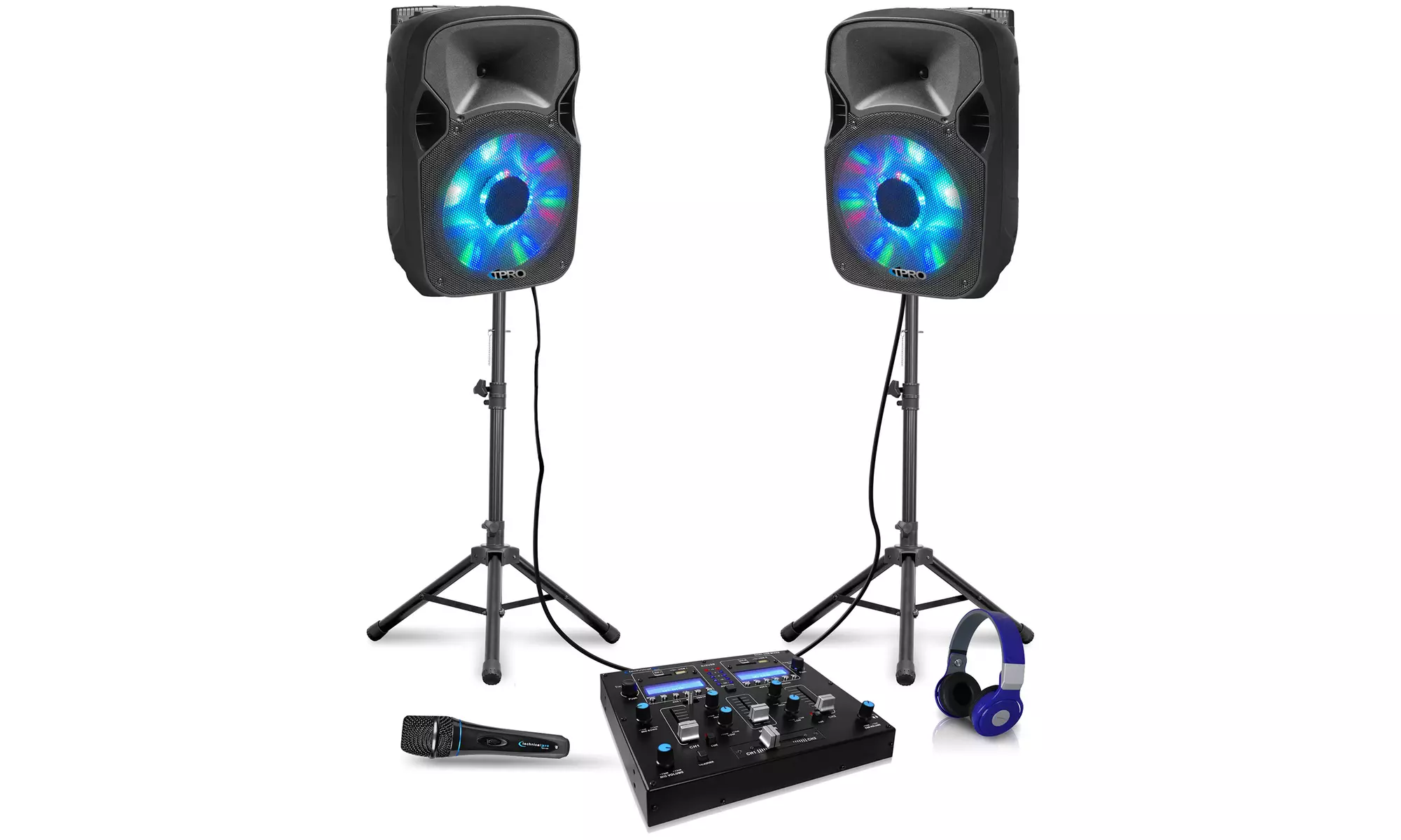 Technical Pro All-in-One Portable DJ Set (9-Piece) - Primary Image