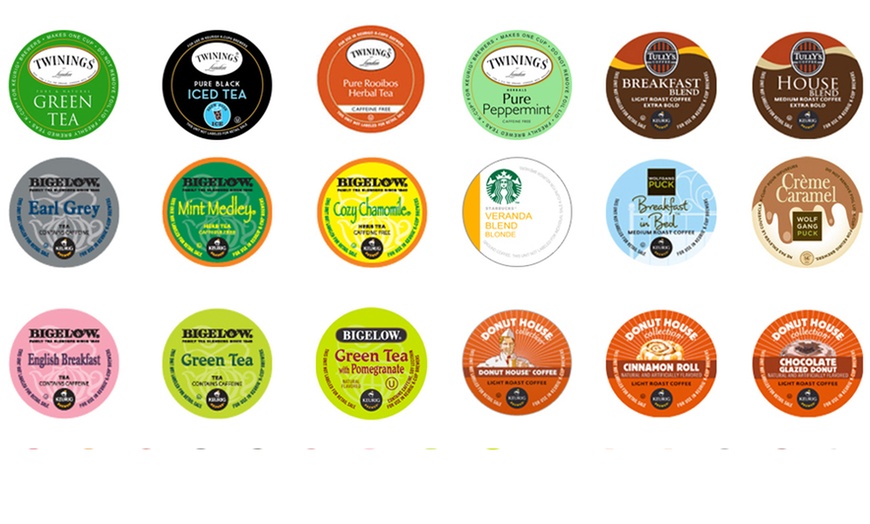 Sampler of 105 Single-Serve Drink Pods | Groupon