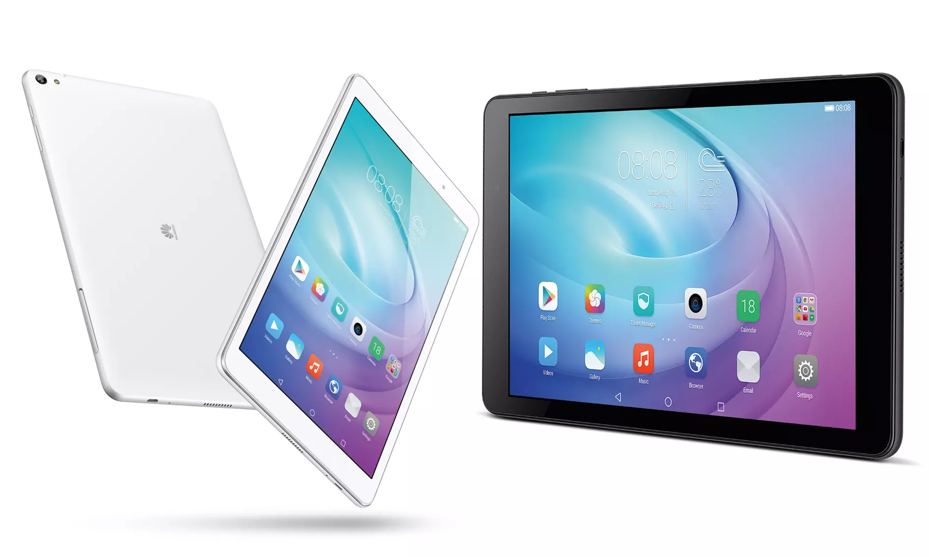 Huawei MediaPad T2 10,0, 16 GB Pro oder Pro LTE in Schwarz oder Weiß - Primary Image