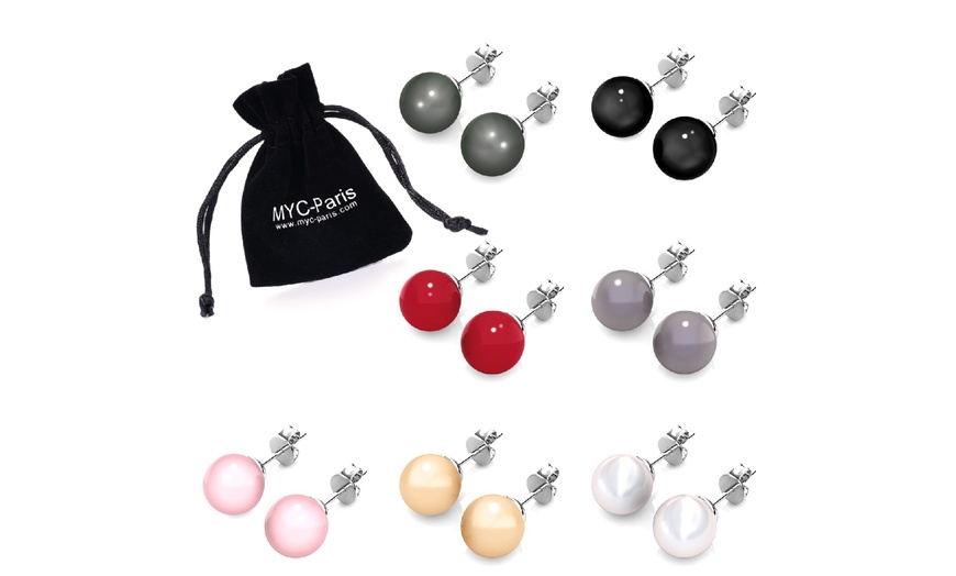 Image 16: 1, 2, 3 of 4 sieradensets met Oostenrijkse kristallen of parels