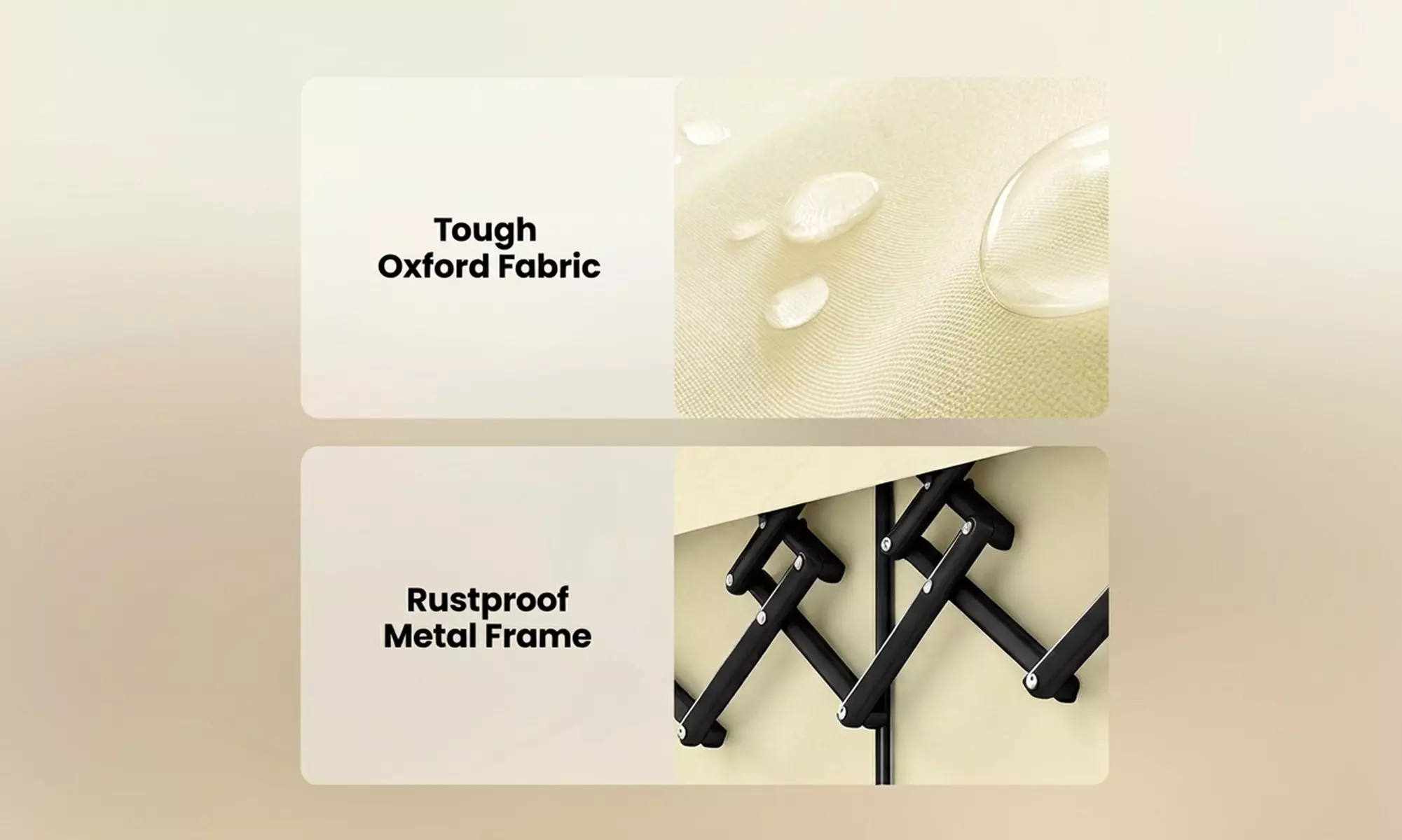 Outsunny Heavy-Duty Folding Wagon Cart