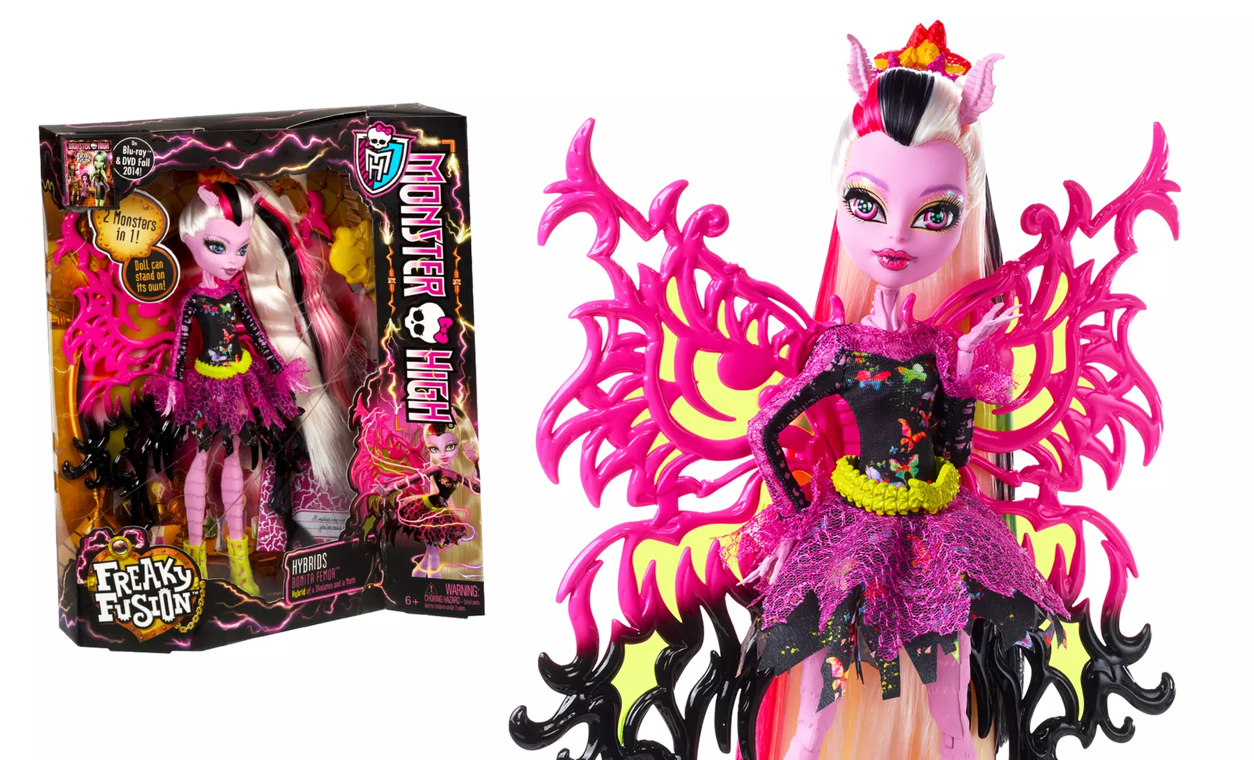 Monster High Freaky Fusion Hybrid Bonita Femur Doll - Primary Image