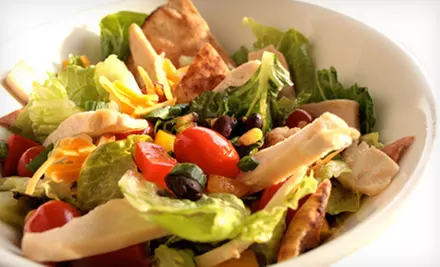 Dinner or Lunch for Two or Four with Fruit-Infused Water at The Chopped Leaf (Up to 57% Off) - Primary Image
