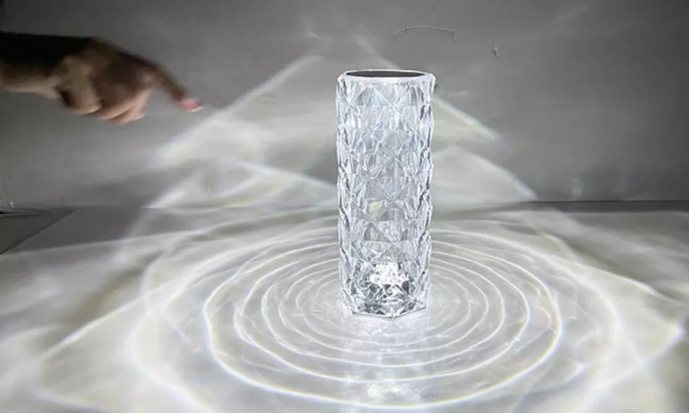 Crystal Diamond Table Lamp
