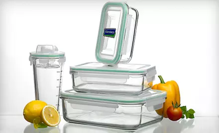 $29 for a Glasslock Eight-Piece Tempered-Glass Storage Set ($50.98 List Price) - Primary Image