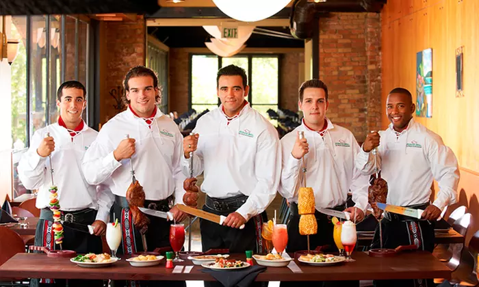 Unlimited Brazilian Steakhouse Dinners with Wine at Rodizio Grill (Up to 44% Off). Four Options Available. - Primary Image