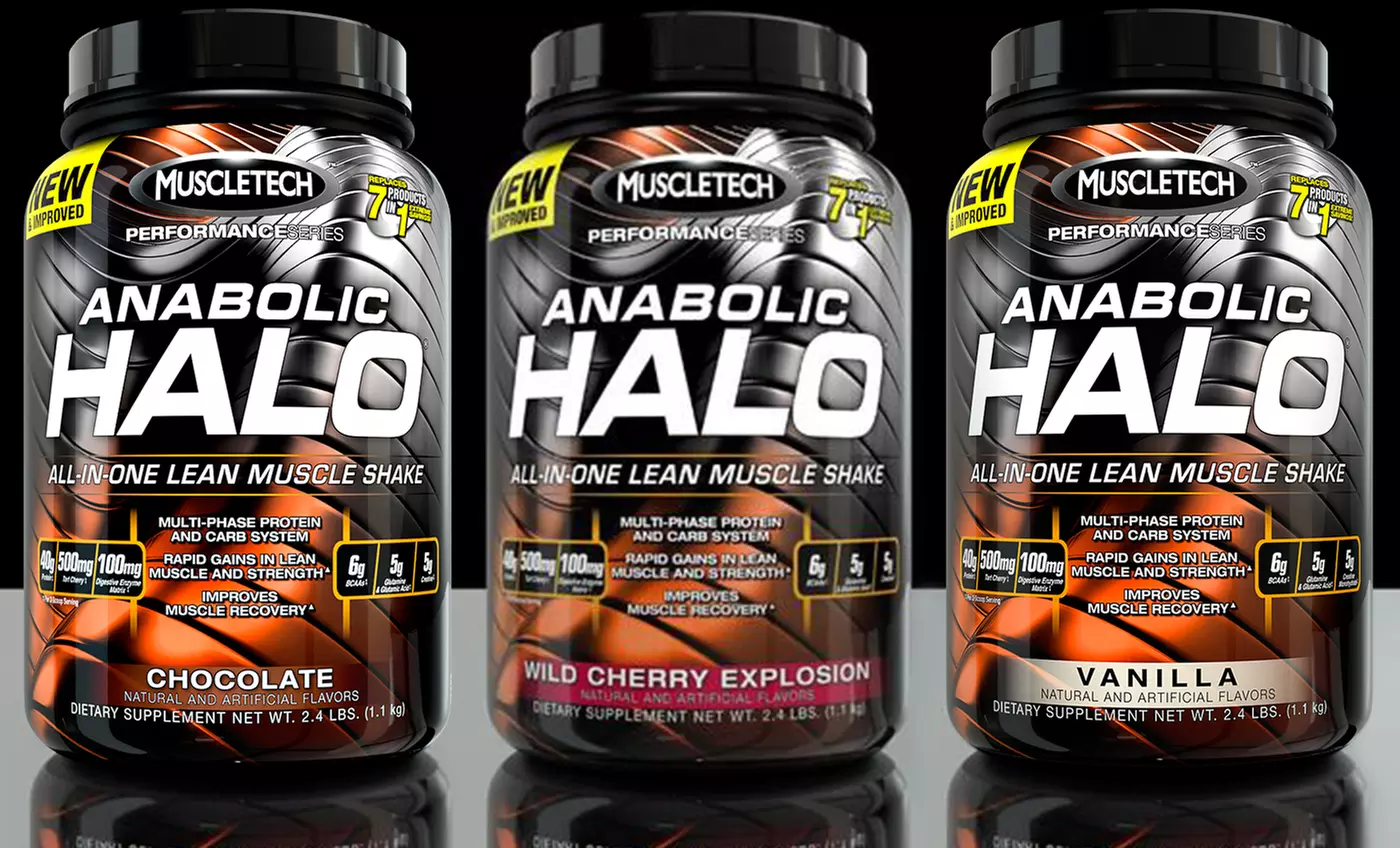 32-Serving Muscletech Anabolic Halo Lean Muscle Shake. Multiple Flavors.  - Primary Image