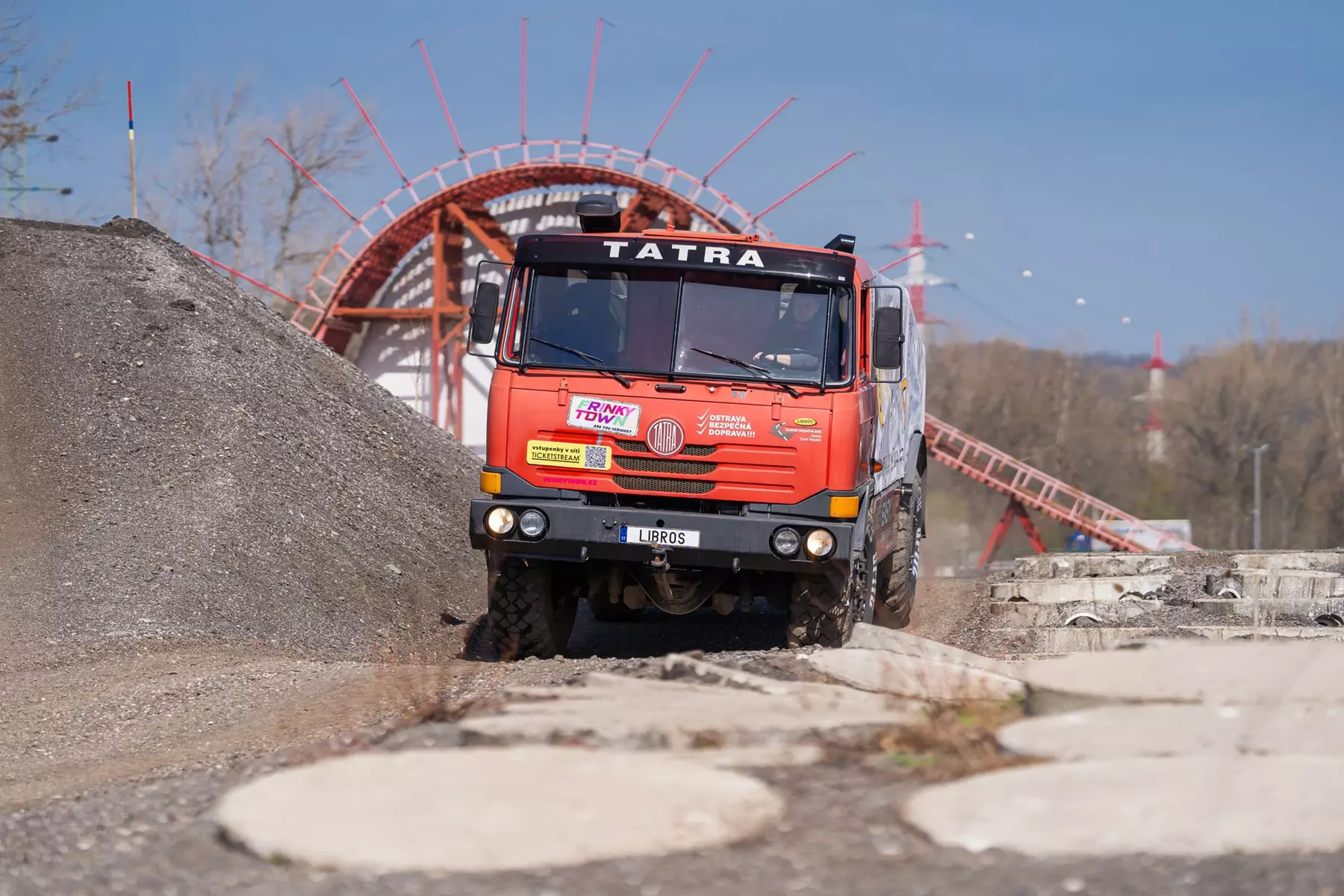 Jazda wojskowym samochodem, terenowym i rajdowym w Libros Ostrawa