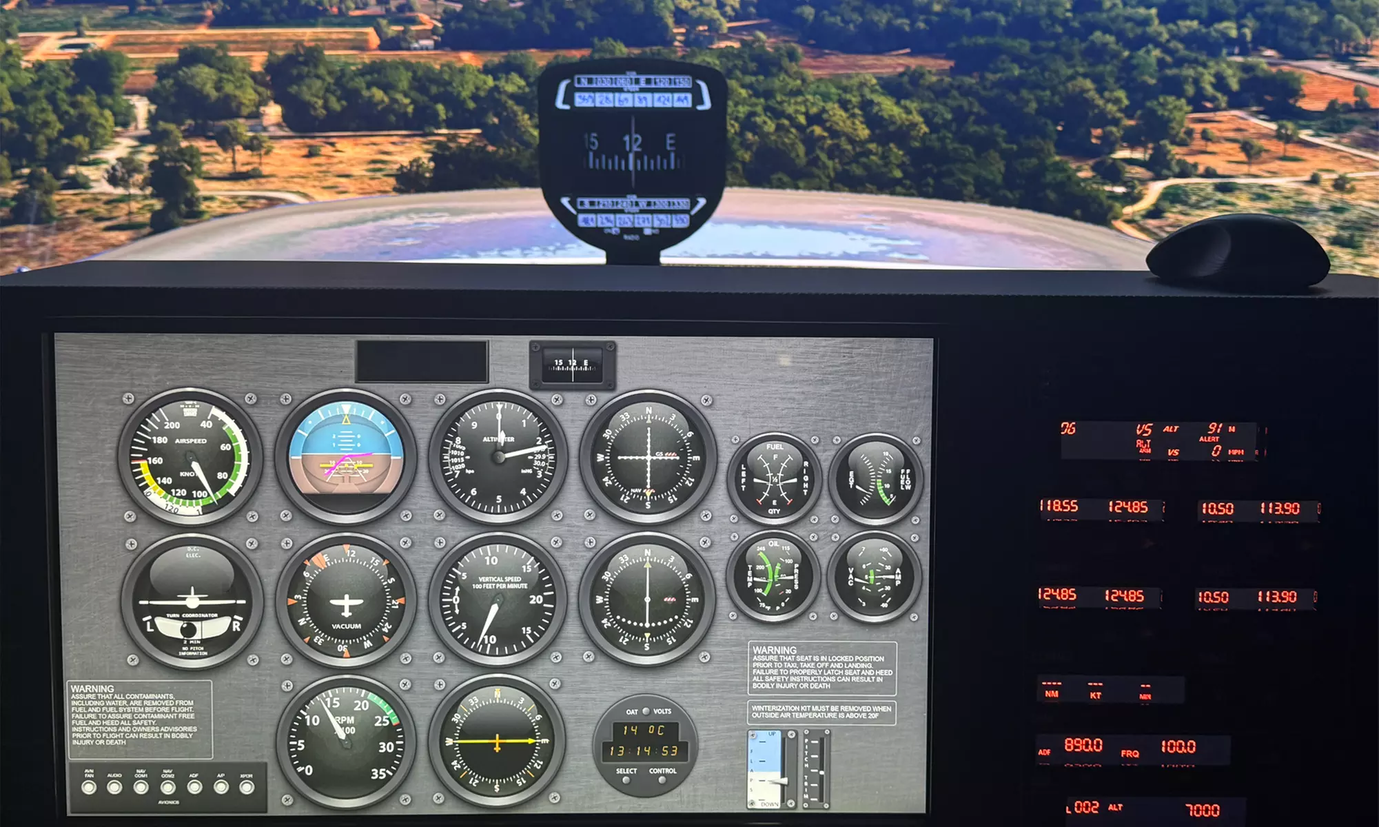 Simulador de vuelo Cessna 172 en Valencia sesión de 1 o 3 horas