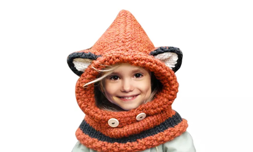 Image 4: Bonnet en coton avec oreilles pour enfants, design mignon