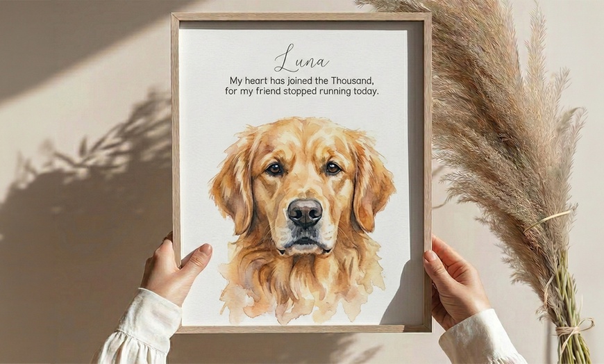 Image 4: Everlasting Pet Portraits: Custom Watercolor Memorials & Gifts