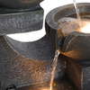 Image 21: Outdoor Multi-Tier Ceramic LED Fountain Water Feature