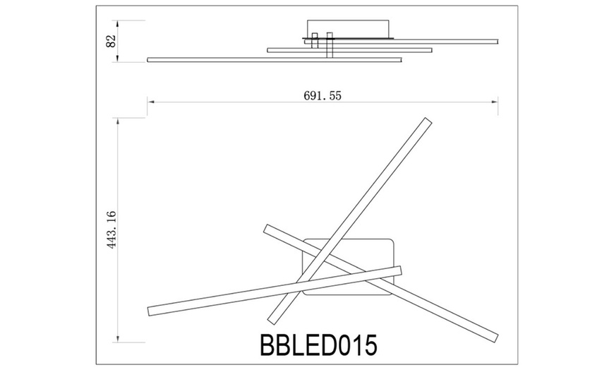 Image 35: Lampadari e plafoniere LED