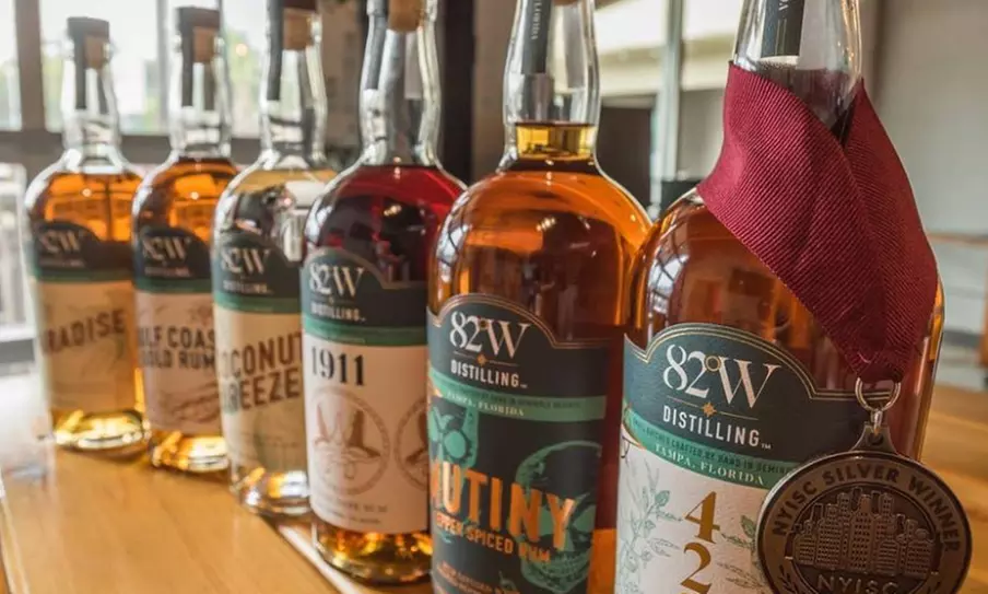 Distillery Tour and Tasting for Two, Four, or Six at 82 West Distilling (Up to 47% Off) - Primary Image