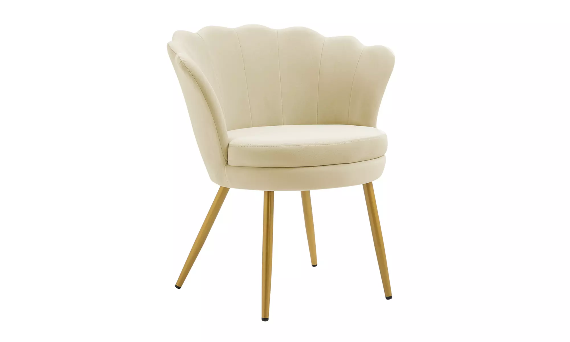 Silla con respaldo en forma de concha