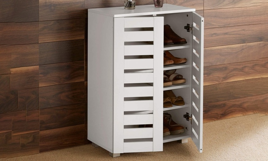 Image 1: Norway Two- or Three-Door Shoe Cabinet