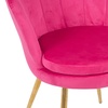 Image 22: Fauteuil coquillage en velours