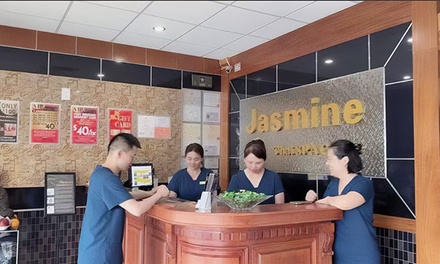50 Minute Lavender-Infused Foot Reflexology with Aromatherapy and Eyemask - DeWitt Jasmine Oriental Spa Massage