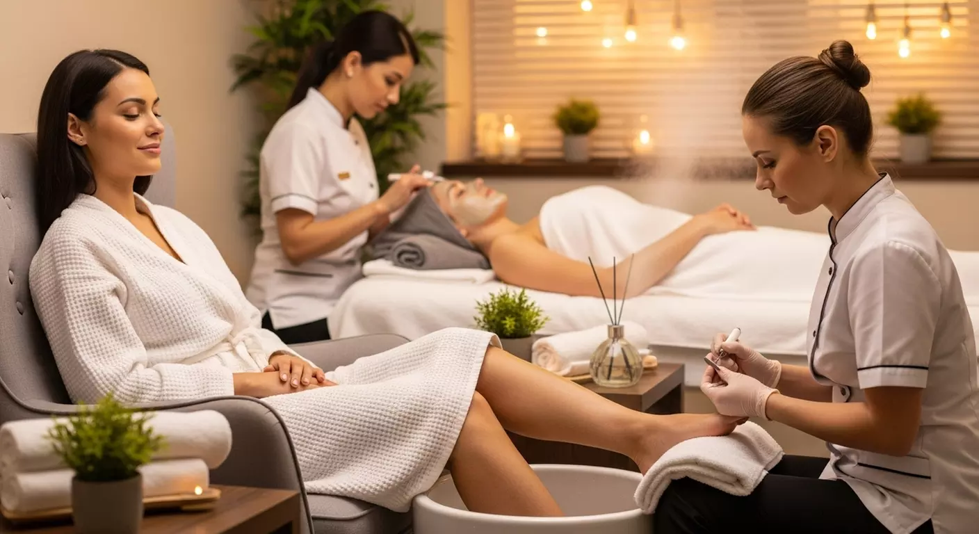 Radiant Skin & Perfect Nails: Hydrafacial + Gel Mani-Pedi