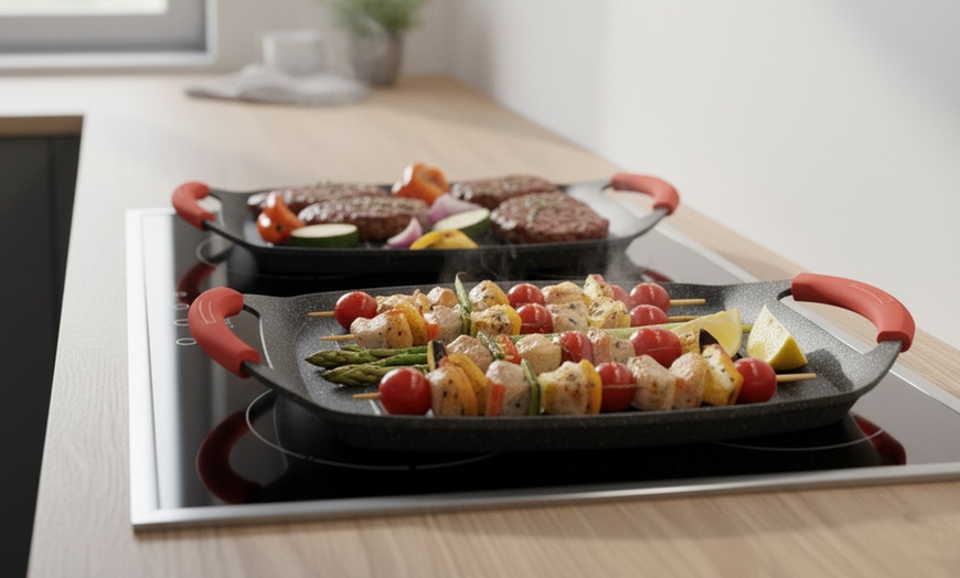 Image 1: Plancha avec 2 poignées Royalty Line